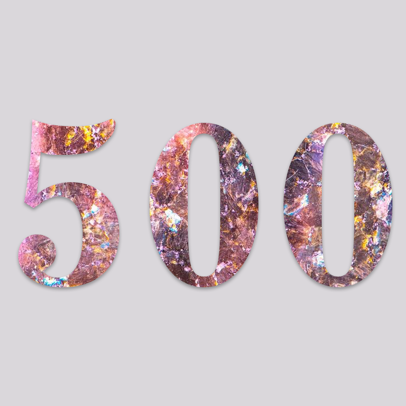 500 abonnés sur Instagram